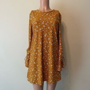 Mango Flower Printed Dress
